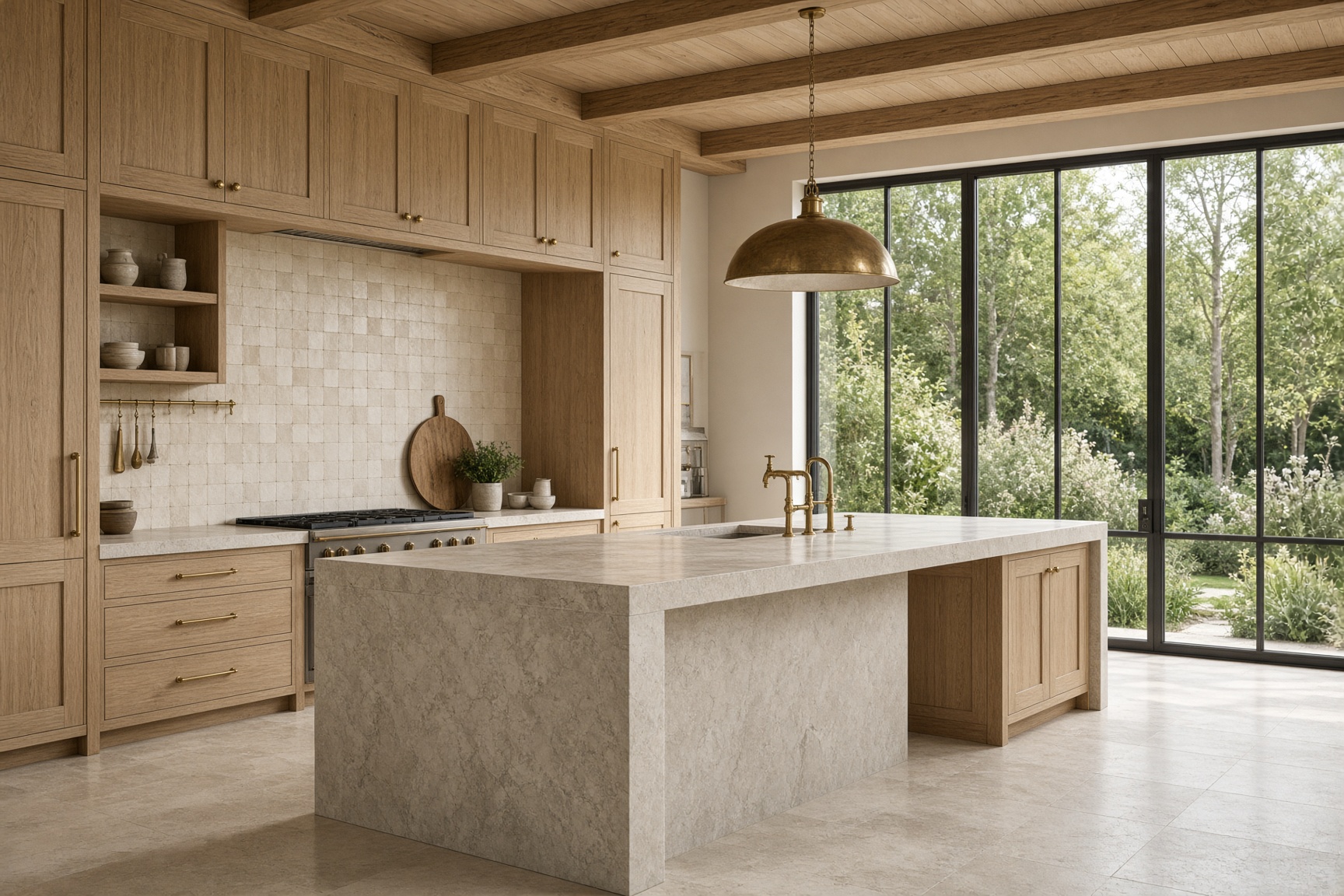Haven kitchen with stone island