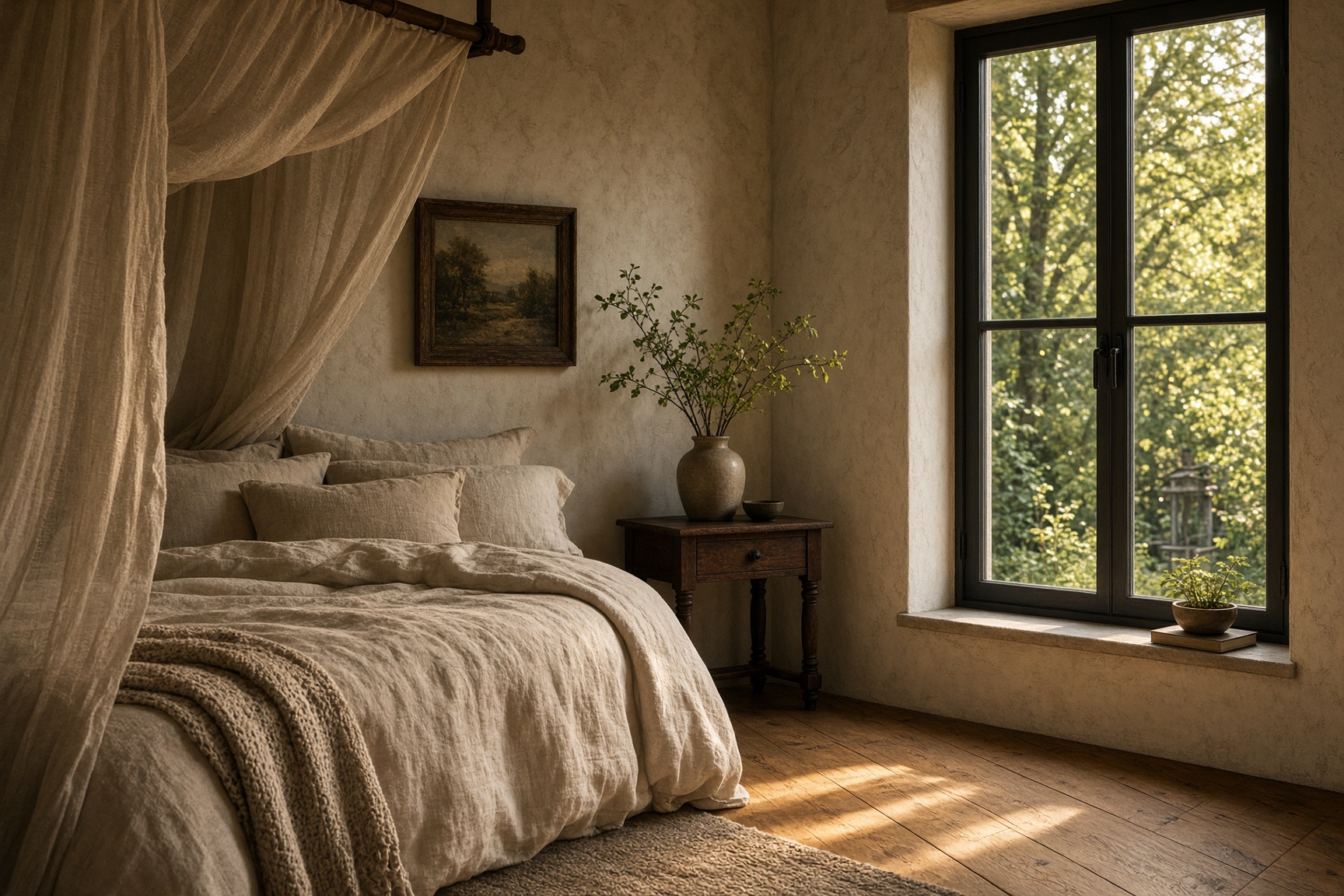 Primary bedroom to the garden