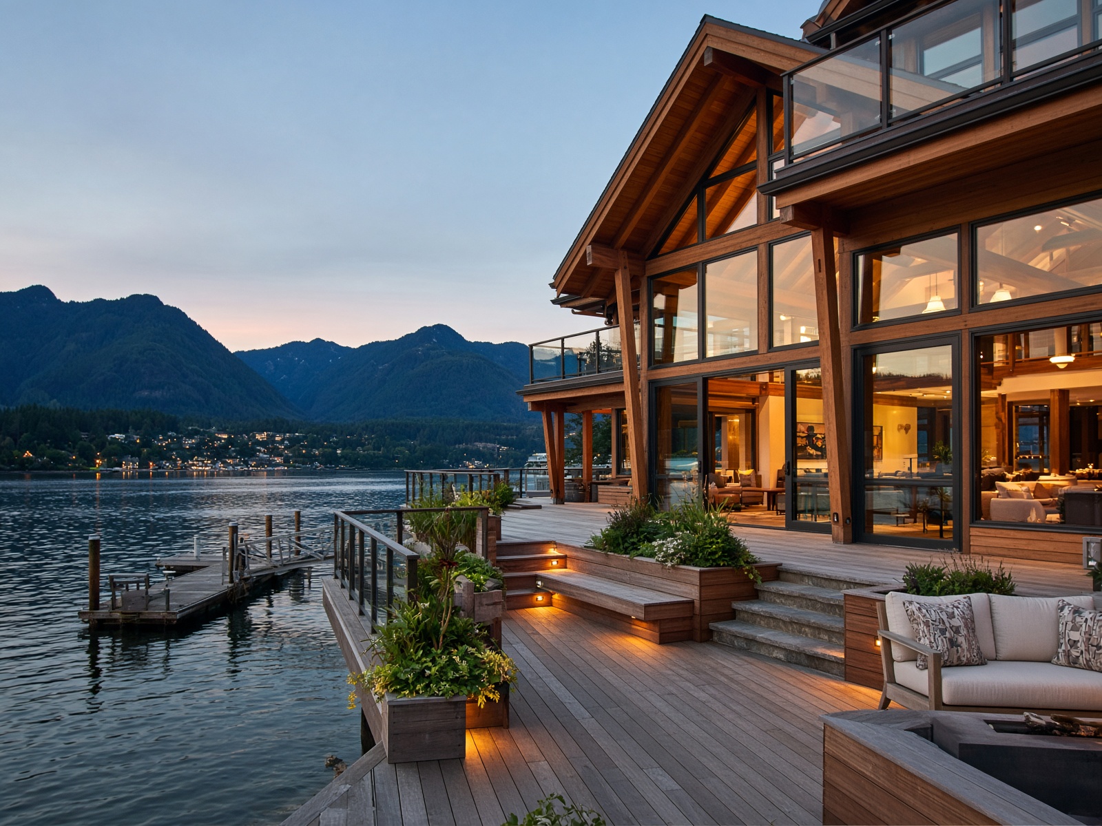 Pacifica facing Deep Cove after renovation